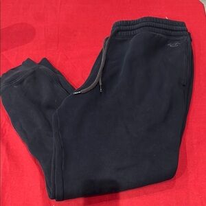 Hollister Black Sweatpants Relaxed Fit Joggers